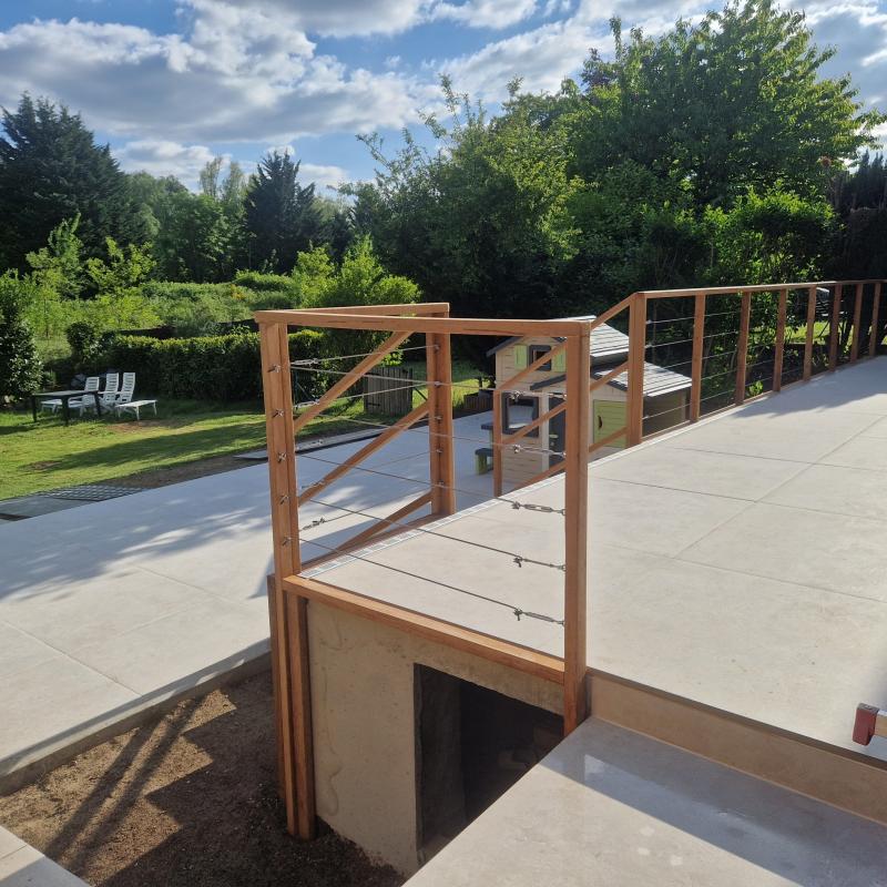 Construction de terrasse
